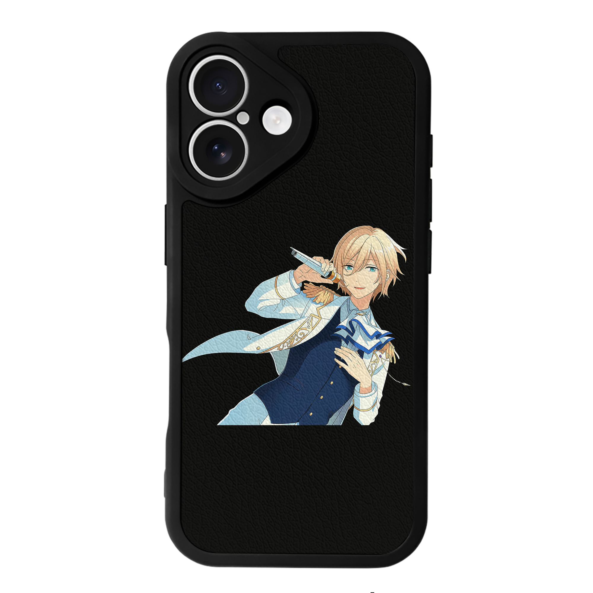 （画像用） あんさんぶるスターズ! Ensemble Stars 【iPhone 16シリーズ対応】シリコンスマホケース（レザー調） 材質：シリコン